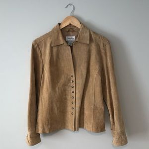 Live A Little 100% Leather Suede Jacket